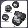 thumbnail image 3 of Mochila Coofay negra impermeable para mujer y hombre, 3 of 7
