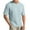 Blue short sleeve t-shirts for men, variant on Short Sleeve Shirts for Men Casual Solid Color Crewneck T-shirts Textured Plain Shirts Comfy Summer Going Out Tops Men's Basic Tees Blue,Size S