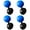 4pcs Blue, variant on Easy Use Game Controller Simple Use Gaming Joystick With Comfortable Grip & Response Technology