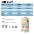 thumbnail image 5 of Lsque Butterfly Print Men's Cotton Blend Sleeveless Muscle Shirts (S-3XL)- Moisture Wicking, Odor Protection, UPF 30+,3X-Large, 5 of 8
