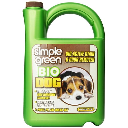 432104 Bio Active Stain and Odor Remover Gal Refill for Dog, Simple Green Bio Dog 1 Gallon Refill Bio Active Stain & Odor Remover By Simple