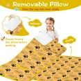 thumbnail image 3 of Paw Prints and Bones Toddler Nap Mats for Kids Preschool,Sleeping Mat Bag or Kids,Toddler Sleeping Bag,Toddler Nap Mat or Daycare, 3 of 6