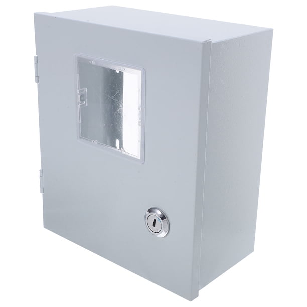 KAKOWELY Caja Eléctrica Para Medidor Con Protección Impermeable Y Puerta Transparente Para Uso Exterior