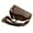 Coffee, variant on Saddles Shoulder Bag with Removable Strap Small Clutches Purses Underarm Handbag