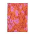 thumbnail image 3 of 60x120 Inch Tablecloth Polyester Square Tablecloth for Home Kitchen Dinner Decor Coral Pink Floral Pattern, 3 of 9