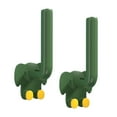 thumbnail image 3 of 2 ganchos de pared resistentes para colgar gorras y sombreros, para sala de estar y cocina. Verde, 3 of 9