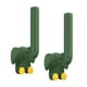 thumbnail image 3 of 2 ganchos de pared organizadores, resistentes, para el hogar, para gorras y sombreros. Verde, 3 of 9