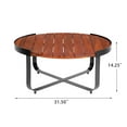 thumbnail image 7 of Homy Casa Outdoor Table, Elegant Patio & Garden Centerpiece for Relaxation & Gatherings, Brown, 7 of 7