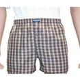 thumbnail image 5 of 3 Men Knocker Boxer Trunk Plaid Shorts Underwear Lot Cotton Briefs Elastic Large, 5 of 7