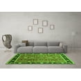 thumbnail image 3 of Ahgly Company Indoor Rectangle Oriental Green Industrial Area Rugs, 7' x 9', 3 of 4