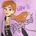 thumbnail image 3 of Disney Frozen Princess Anna Toddler Girls French Terry Dress Toddler to Big Kid, 3 of 5