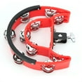 thumbnail image 4 of Pandereta de media luna Jadeshay Panderetas con mango de doble fila Material ABS y Metal, 4 of 8