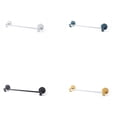 thumbnail image 2 of Toallero de pared Soporte para toallas de baño Colgador de toallas Barra de toalla de mano Manija de puerta para baño Cocina, 2 of 9