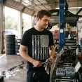 thumbnail image 4 of Mens Funny T Shirts USA Flag Tools Patriotic Mechanic Graphic Novelty Tee for Men Graphic Tees, 4 of 9