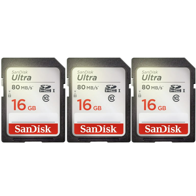 SanDisk Ultra 64GB microSDXC UHS-I Card with Adapter (2 pack)