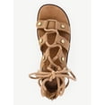 thumbnail image 4 of No Boundaries Women's Lace Up Gladiator Sandals, 4 of 6