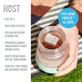 thumbnail image 3 of Host Wine Freeze XL Replacement Tumbler Lids, Travel Cup Lids, Set of 2, 3 of 5