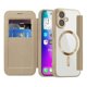 thumbnail image 2 of For iPhone 17 Case Compatible with MagSafe RFID Blocking Leather Phone Cover - Dark Purple, 2 of 5