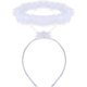 thumbnail image 1 of wonima11 Angel Halo Headband White Feather Fluffy Angel Hair Band Halloween Costume Accessory, 1 of 1