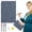 Dark Blue, variant on Back-to-schol!Erasable Reusable Whiteboard Notebook, Portable Writing Board for Study Daily Notes, Craft Tables for Adults with Storage, Blue