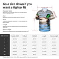 thumbnail image 4 of Fotbe Mallard Duck Swimming In A River Hawaiian Shirt for Men Unisex Summer Beach Casual Short Sleeve Cotton Linen Button Down Shirts-XX-Large, 4 of 5