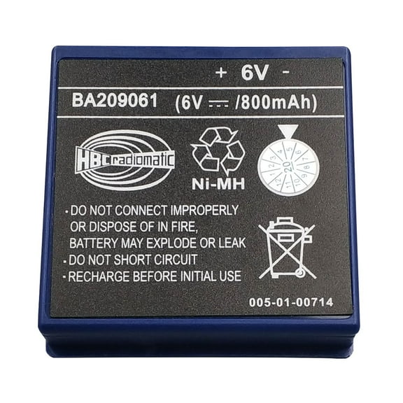 TrendyChic (1-Pack) BA209061 6V 800mAh NI-MH Rechargeable Battery Replacement for HBC BA209061 Remote Control Pump Truck Battery