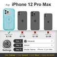 thumbnail image 2 of Funda de teléfono Follaroma para iPhone 12 Pro Max con MagSafe Blue, 2 of 7