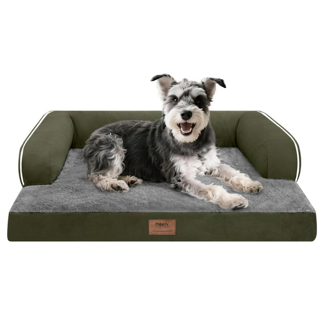 Cama ortopédica pequeña para perros MEKIY, impermeable, 71 x 53 x 15 cm