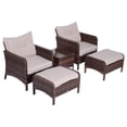 thumbnail image 1 of F-AOSOM 5PC RATTAN SET, 1 of 9