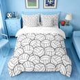 thumbnail image 3 of Erosebridal Volleyball Bedding Comforter Set, Sport Queen Bedding Sets for Boys and Girls, Reversible 7-Piece, 3 of 6