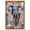 Gold Frame, variant on Graffiti Hearts Elephant Canvas Graffiti Pop Art by Art Remedy, White Frame, 36" x 54"