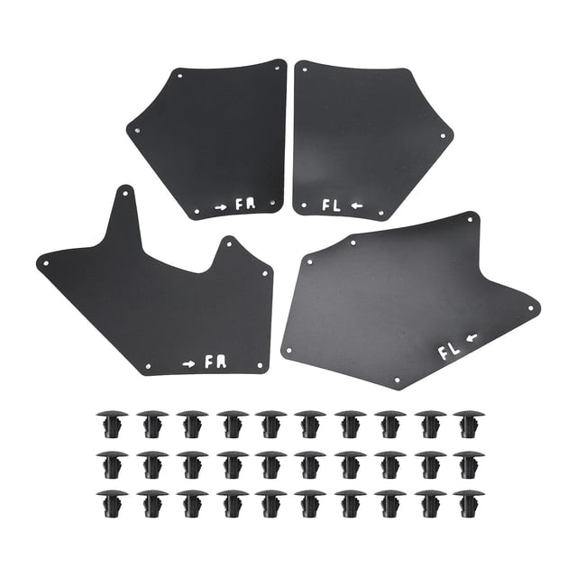 4x protectores contra salpicaduras con clips guardabarros reemplaza 53737-0C030 53736-0C030 para accesorios de piezas de reparación Premium