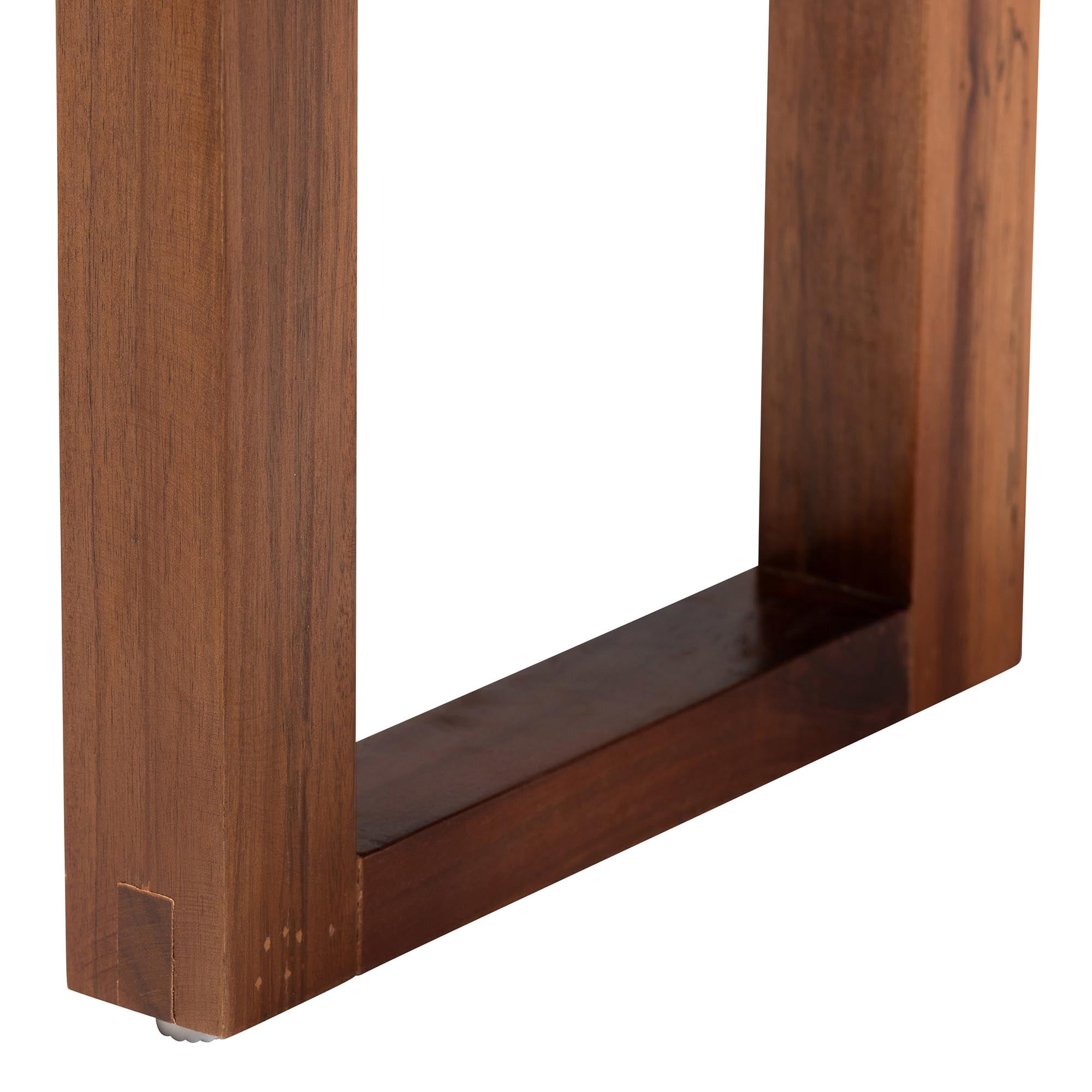 bali & pari Jerilyn Modern Bohemian Two-Tone Navy Blue and Natura Brown Seagrass and Acacia Wood Accent Bench