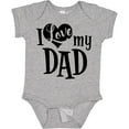 thumbnail image 3 of Inktastic I Love My Dad Boys or Girls Baby Bodysuit, 3 of 5