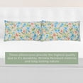 thumbnail image 5 of Elegant Comfort Ultra Soft Set of 2 Floral Pint Pillowcases - 1500 Series Hotel Quality Microfiber, Soft and Smooth Envelope Closure 2-Piece Pillow Covers - King, Magnolia, 5 of 9