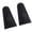 Black, variant on M Buder Archery Recurve Bow Tip Protector One Pair Leather Wear Resistant Bow Tip Guard for Outdoor Hunting Training (Black, 3.9 inches / 10 cm)