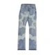 thumbnail image 4 of Pantalones vaqueros con bordados de retazos de estilo callejero de moda Harajuku para hombres y mujeres, pantalones anchos góticos estilo Y2K Punk Rock Hip Hop, 4 of 5