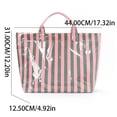 thumbnail image 2 of Striped Tote Bag for Women Lightweight Tote Large Capacity Waterproof Handbag for Summer Beach Pool and Everyday Use, 2 of 5