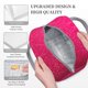 thumbnail image 3 of Fotbe Rose Red Glitter Bolsa de Almuerzo con Estampado, Lonchera Aislada, Contenedor de Comida Reutilizable Tipo Cooler a Prueba de Fugas, 3 of 6