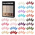 thumbnail image 5 of Beauty Nail Advent Christmas Countdown Calendar 2025,24 Days Surprise Calendar Nail Art with 24PCS Press On Nails,Reusable French Christmas Press on Nails for Women Girls New Year Gifts-B, 5 of 8