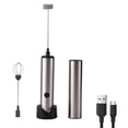 thumbnail image 1 of maskred 1/2/3/5 Convenient Battery Operated Milk Frother Rechargeable Foam Maker for Kitchen Type1 1 Pc, 1 of 1