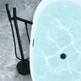thumbnail image 6 of Rauris 59" x 28" Acrylic Flatbottom Soaking Bathtub in White with Drain/Overflow, 6 of 13