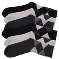 thumbnail image 3 of 3 pares de calcetines tobilleros de algodón para hombre, elásticos, antideslizantes, deportivos, de cachemira (color aleatorio)., 3 of 6