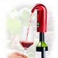 thumbnail image 4 of Bewildely Vertedor de vino eléctrico de 4W, aireador de vino, vertedor portátil, decantador de vino instantáneo, dispensador automático de un toque, Barra de herramientas rojo Bewildely HA008295-01B, 4 of 6