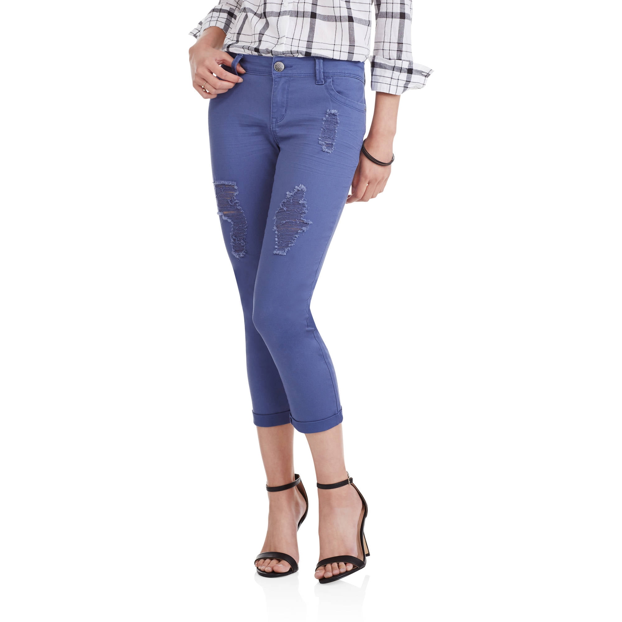 Lift Color Crop Jeans - Walmart 