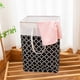 thumbnail image 4 of Cesta de lavandería con asa portátil impermeable, cesta de lavandería grande plegable de 75L, utilizada para máquina clasificadora de ropa de juguete, 4 of 6