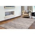thumbnail image 2 of eCarpetGallery Modern Living Room Area Rug, 3'11" x 5'7", Anthracite, Ember, 2 of 9