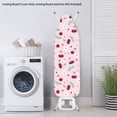 thumbnail image 3 of HELLHERO Ironing Board Cover, Standard Size 15"x54" Steam Iron Board Elastic Edge, Easy Install, Cherries, 3 of 5