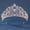 B, variant on 1pc, crystal crown, specially designed for women, with crystal bubble tiara, suitable for brides, queens and princesses, perfect choice for bridal weddings, proms and birthday celebrations