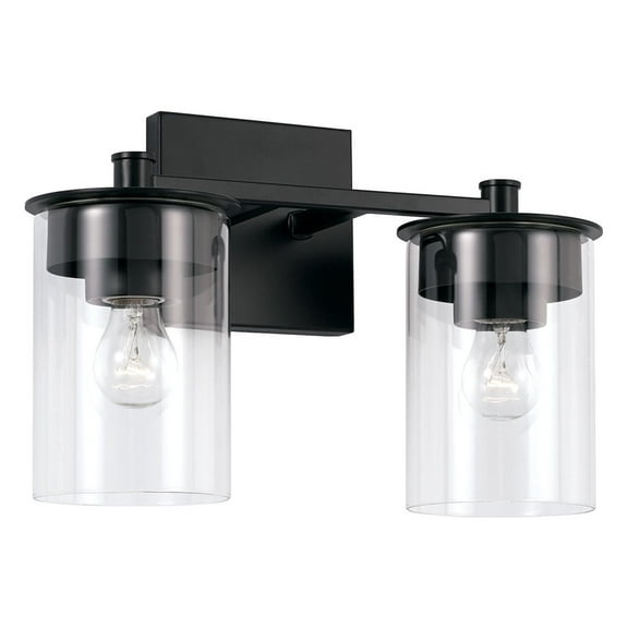 Capital Lighting 146821MB-532 Mason 2 Light 14" Wide Bathroom Vanity Light - Black